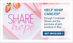 Help Whip Cancer - Small Banner Ad