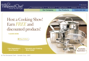 2007 Corporate Homepage - Canada