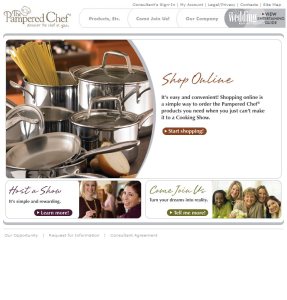 2004 Corporate Homepage - Shop Online